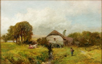 Mill near Sheppard, Devon, c.1865 by James Peel